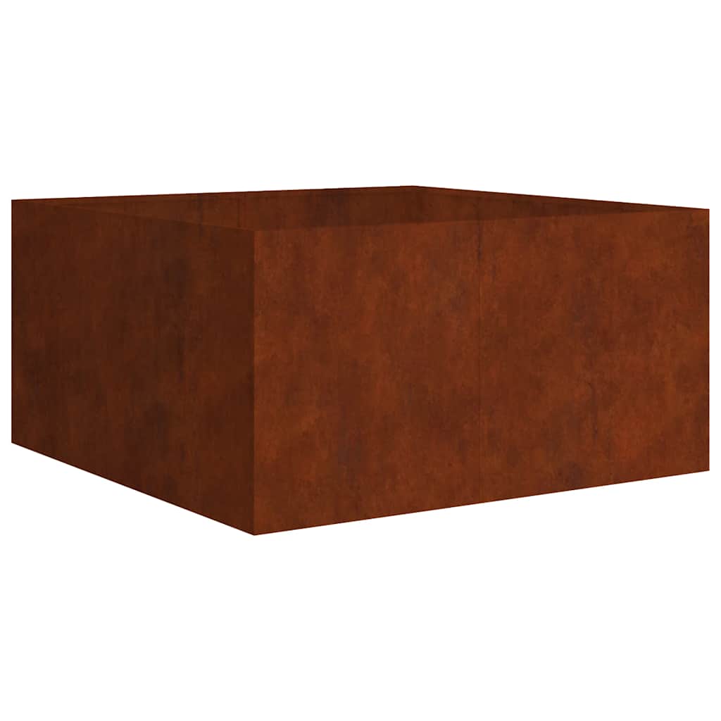 VIDAXL -Planungsbox 80x80x40 cm Cortenstahl