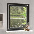 VidaXL Insektenschutzgitter für Fenster, magnetisch, 100 x 120 cm, Weiß