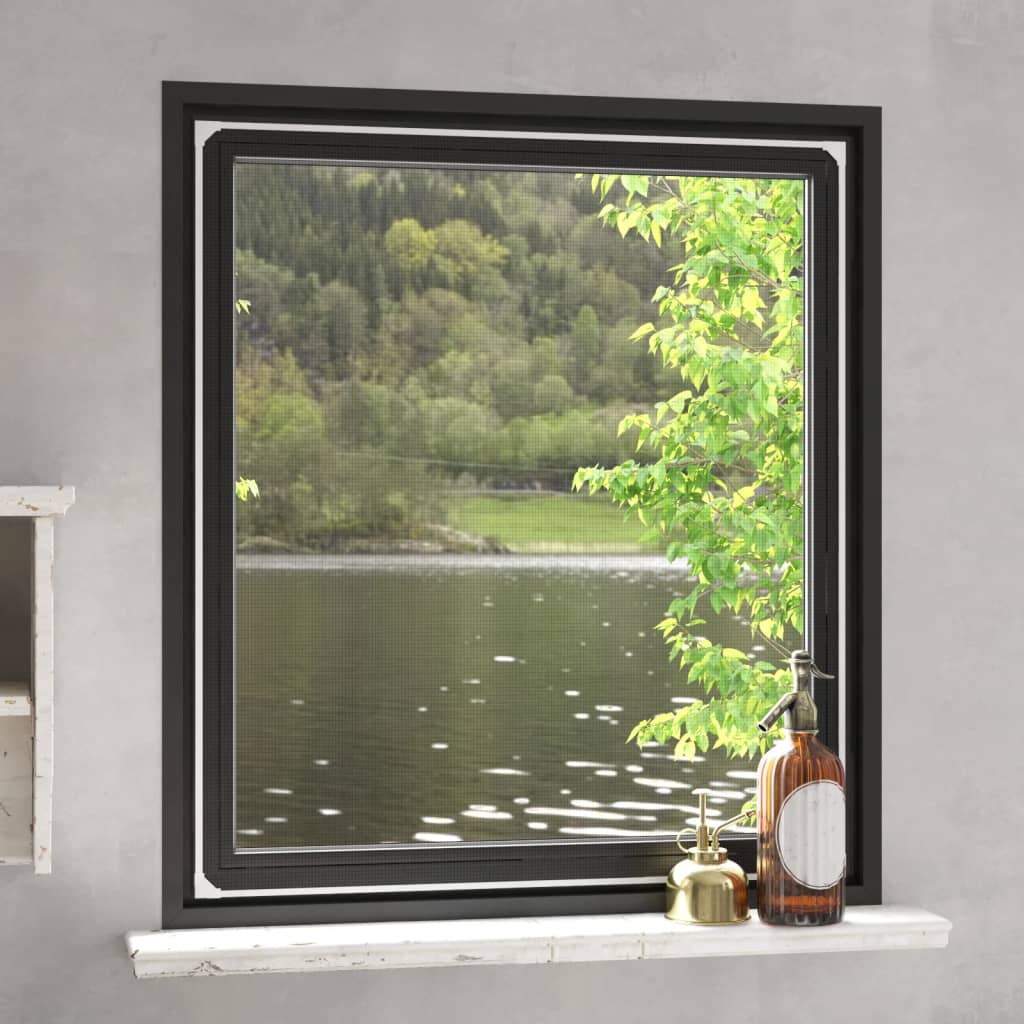VidaXL Insektenschutzgitter für Fenster, magnetisch, 130 x 150 cm, Weiß