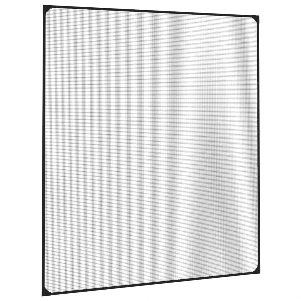 VidaXL Insektenschutzgitter für Fenster, magnetisch, 130 x 150 cm, Anthrazit