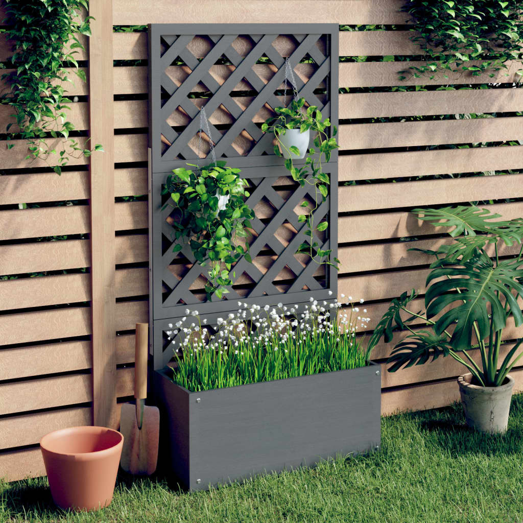 VIDAXL -Planzer mit Rankgitter 65x33x135 cm HKC