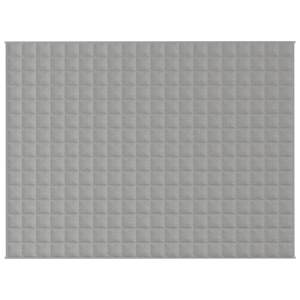 Vidaxxl Schwacheurdecke 152x203 cm 7 kg Stoff grau