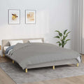 Vidaxxl schwache Decke 220x240 cm 15 kg Stoff grau