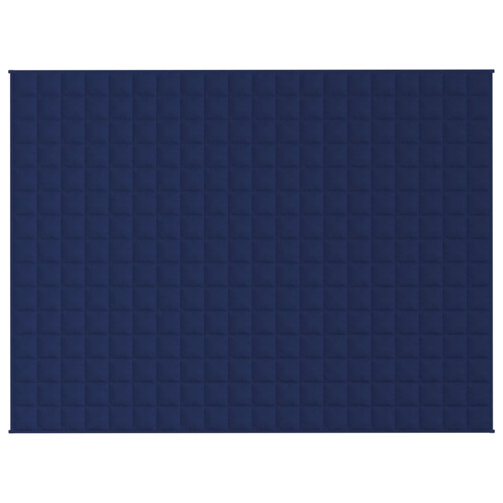 Vidaxxl schwache Decke 152x203 cm 11 kg Stoff blau
