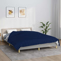 Vidaxl verzwaringsdeken 200x220 cm 9 kg stof blauw