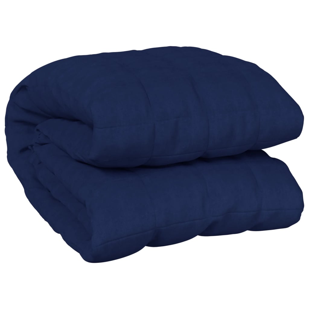 Vidaxxl schwache Decke 200x230 cm 13 kg Stoff blau