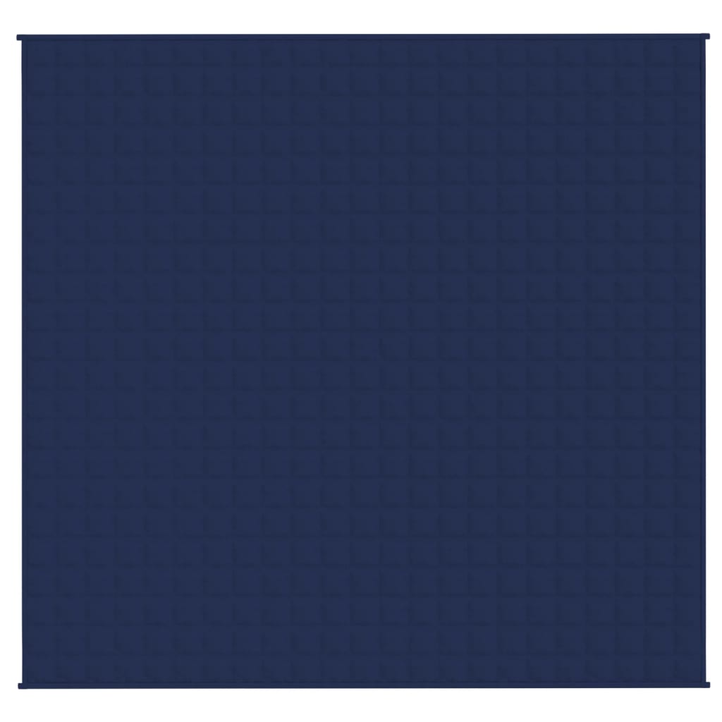 Vidaxxl schwache Decke 220x230 cm 11 kg Stoff blau