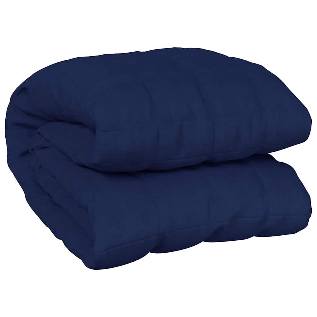 Vidaxxl schwache Decke 220x240 cm 11 kg Stoff blau