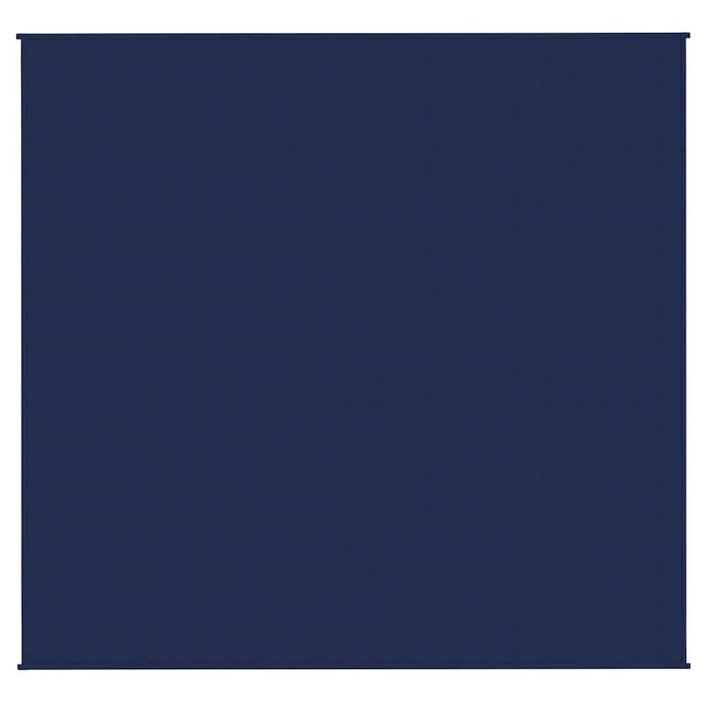 Vidaxxl schwache Decke 220x240 cm 11 kg Stoff blau