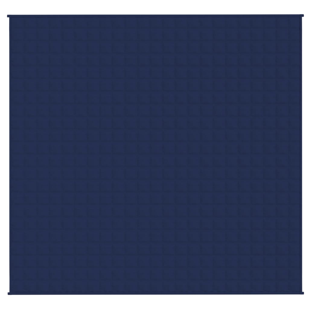 Vidaxxl schwache Decke 220x240 cm 15 kg Stoff blau