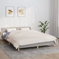 VidaXL schwache Decke 220x230 cm 11 kg Stofflampe creme -gelöscht