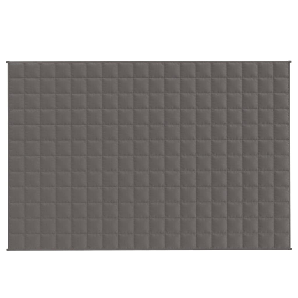Vidaxxl schwache Decke 122x183 cm 5 kg Stoff grau
