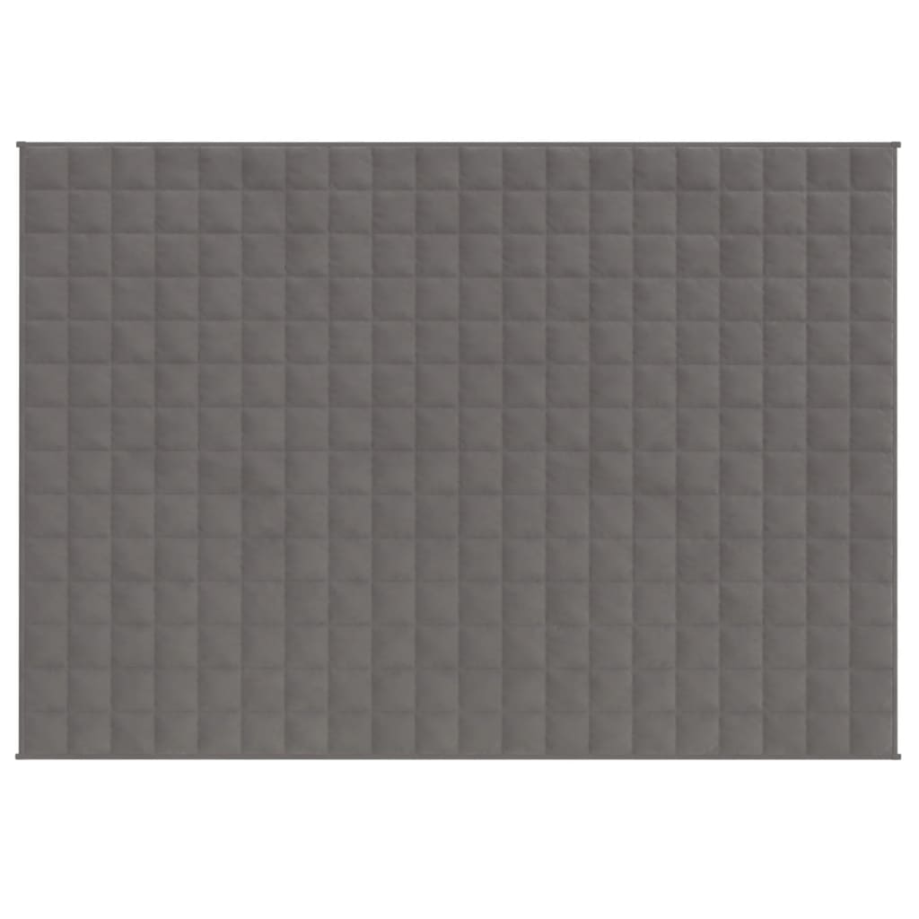 Vidaxxl Schwacheurdecke 152x203 cm 11 kg Stoff grau