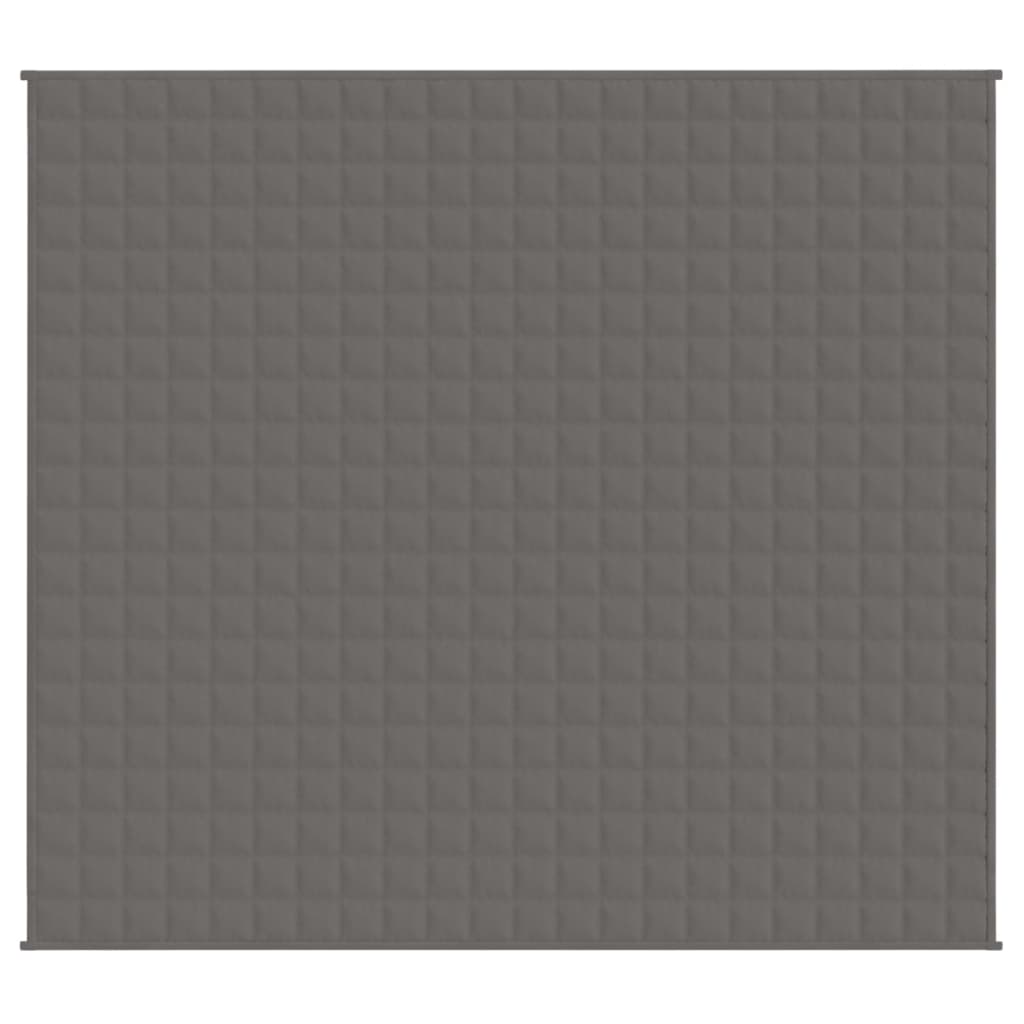 Vidaxxl Schwacheurdecke 200x220 cm 13 kg Stoff grau