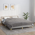 VidaXL Schwachdecke 220x230 cm 15 kg Stoff grau