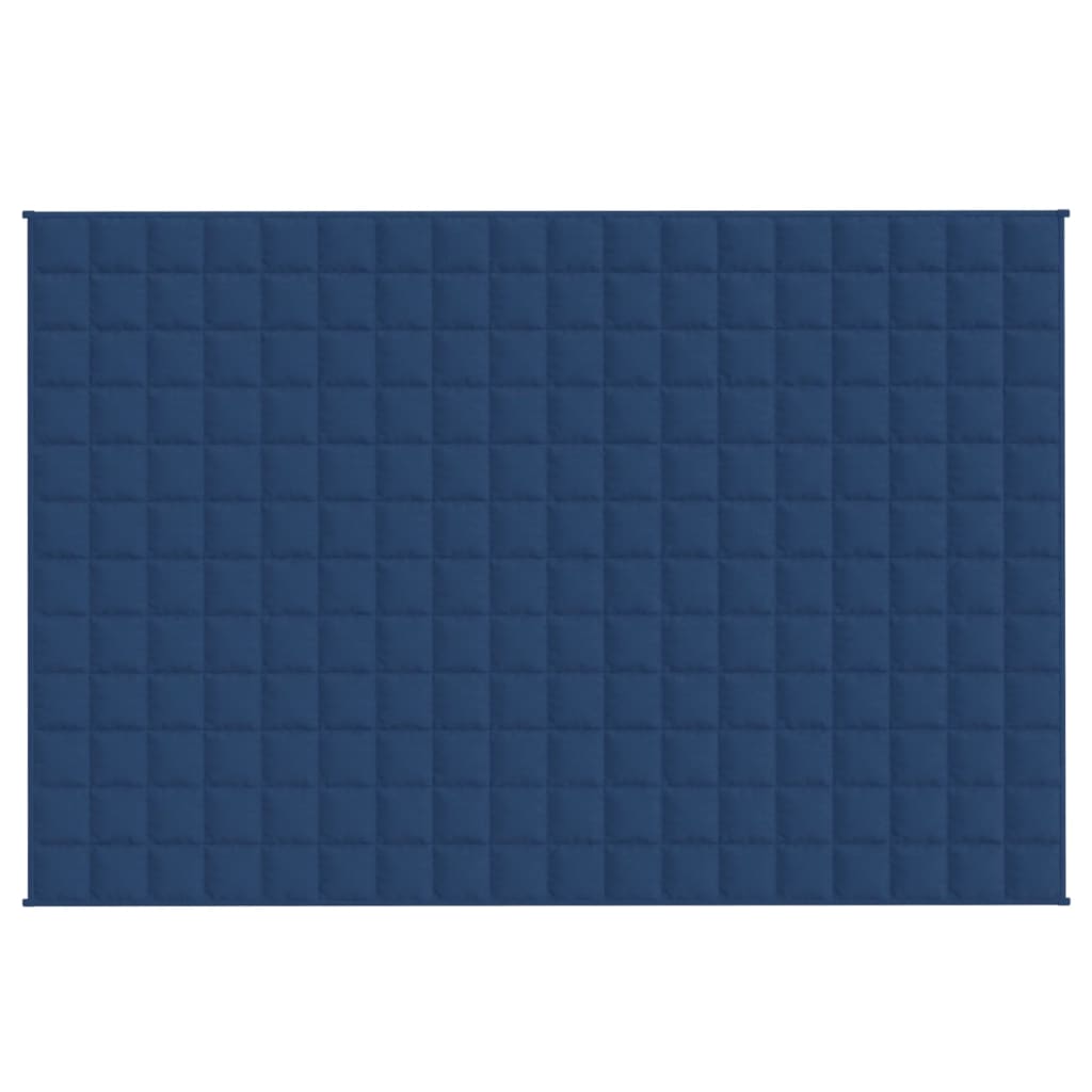 Vidaxl verzwaringsdeken 122x183 cm 5 kg stof blauw