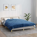 Vidaxl verzwaringsdeken 200x230 cm 9 kg stof blauw