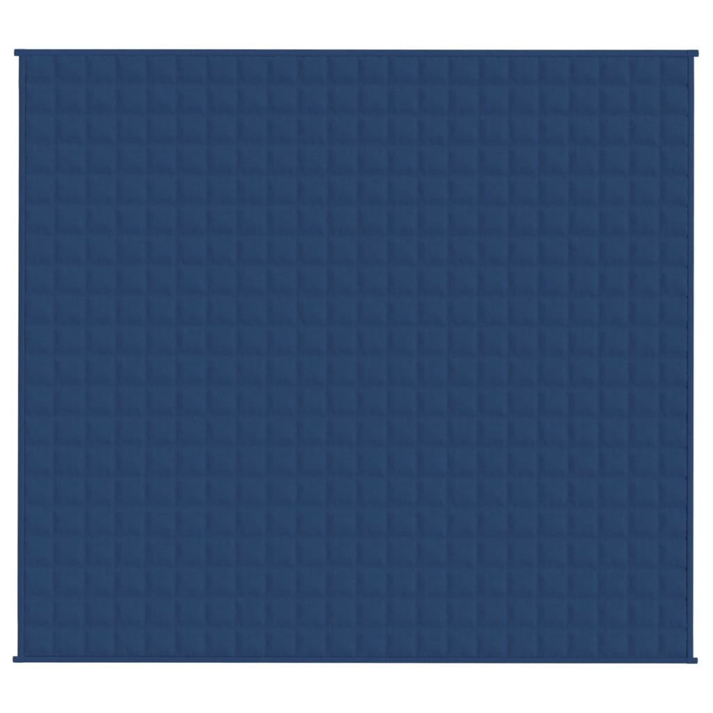 Vidaxxl schwache Decke 200x230 cm 13 kg Stoff blau