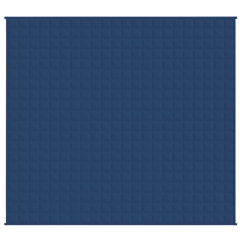 Vidaxxl schwache Decke 220x230 cm 11 kg Stoff blau