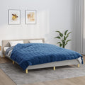 Vidaxxl schwache Decke 220x230 cm 11 kg Stoff blau