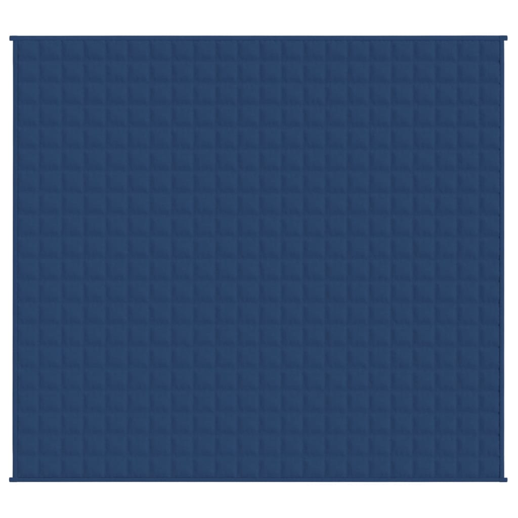 Vidaxxl schwache Decke 220x230 cm 15 kg Stoff blau