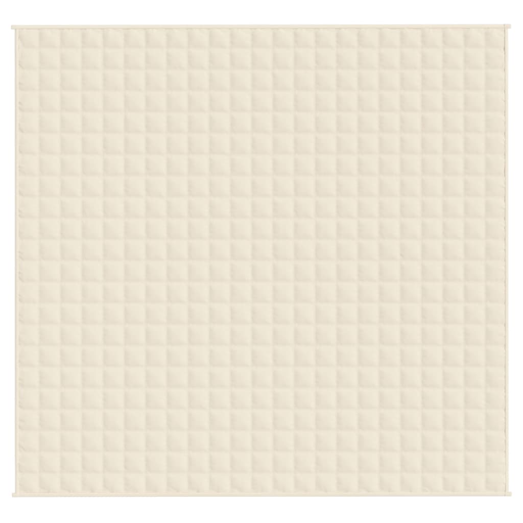 VidaXL schwache Decke 220x230 cm 11 kg Stofflampe creme -gelöscht