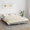 VidaXL schwache Decke 220x230 cm 11 kg Stofflampe creme -gelöscht