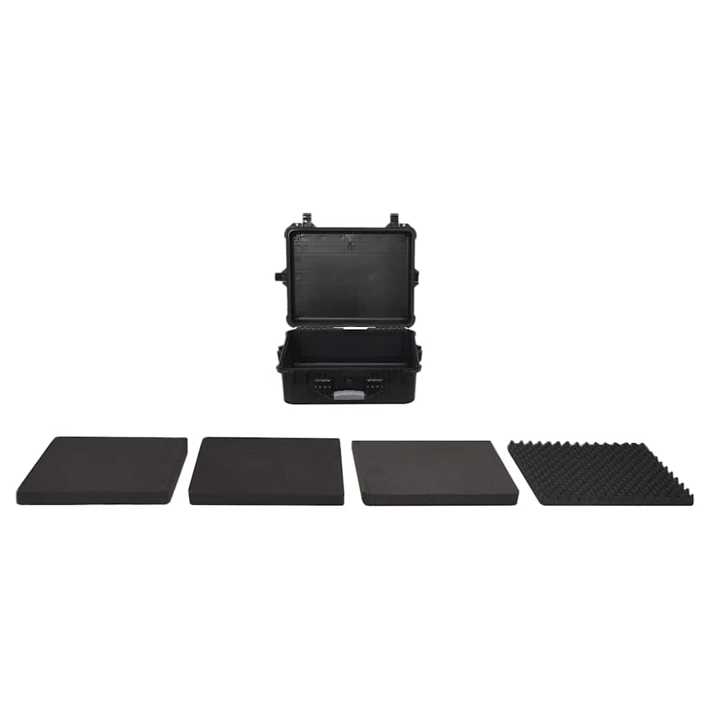 VIDAXL -Flugpapier tragbar 55x43x21 cm PP schwarz