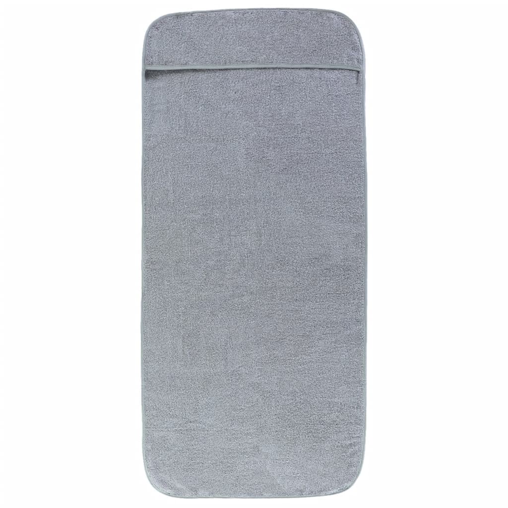 VidaXL Strandtücher, 2 Stück, 400 g/m², 75 x 200 cm, Stoff, grau