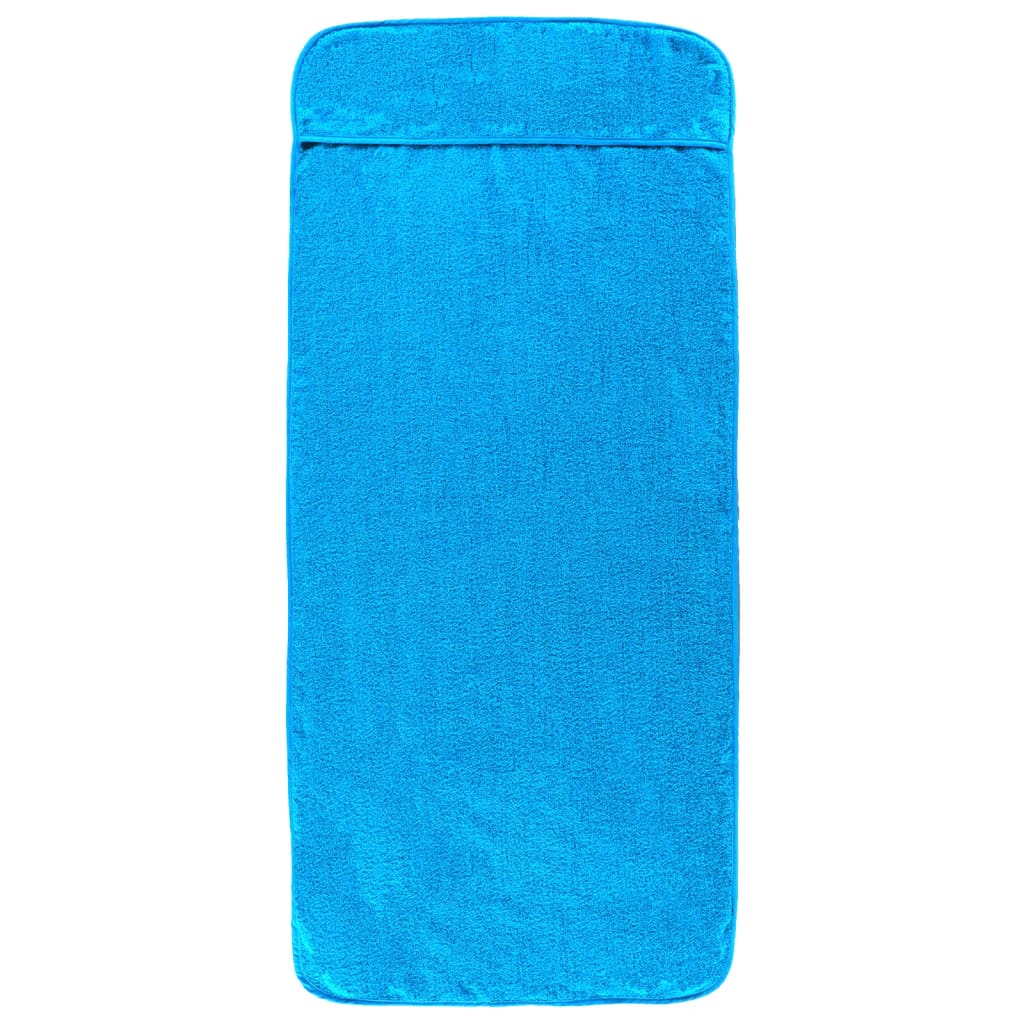 VidaXL Strandtücher, 2 Stück, 400 g/m², 60 x 135 cm, türkis