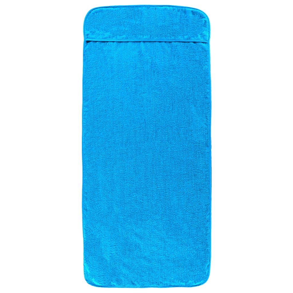 VidaXL Strandtücher, 2 Stück, 400 g/m², 75 x 200 cm, türkis
