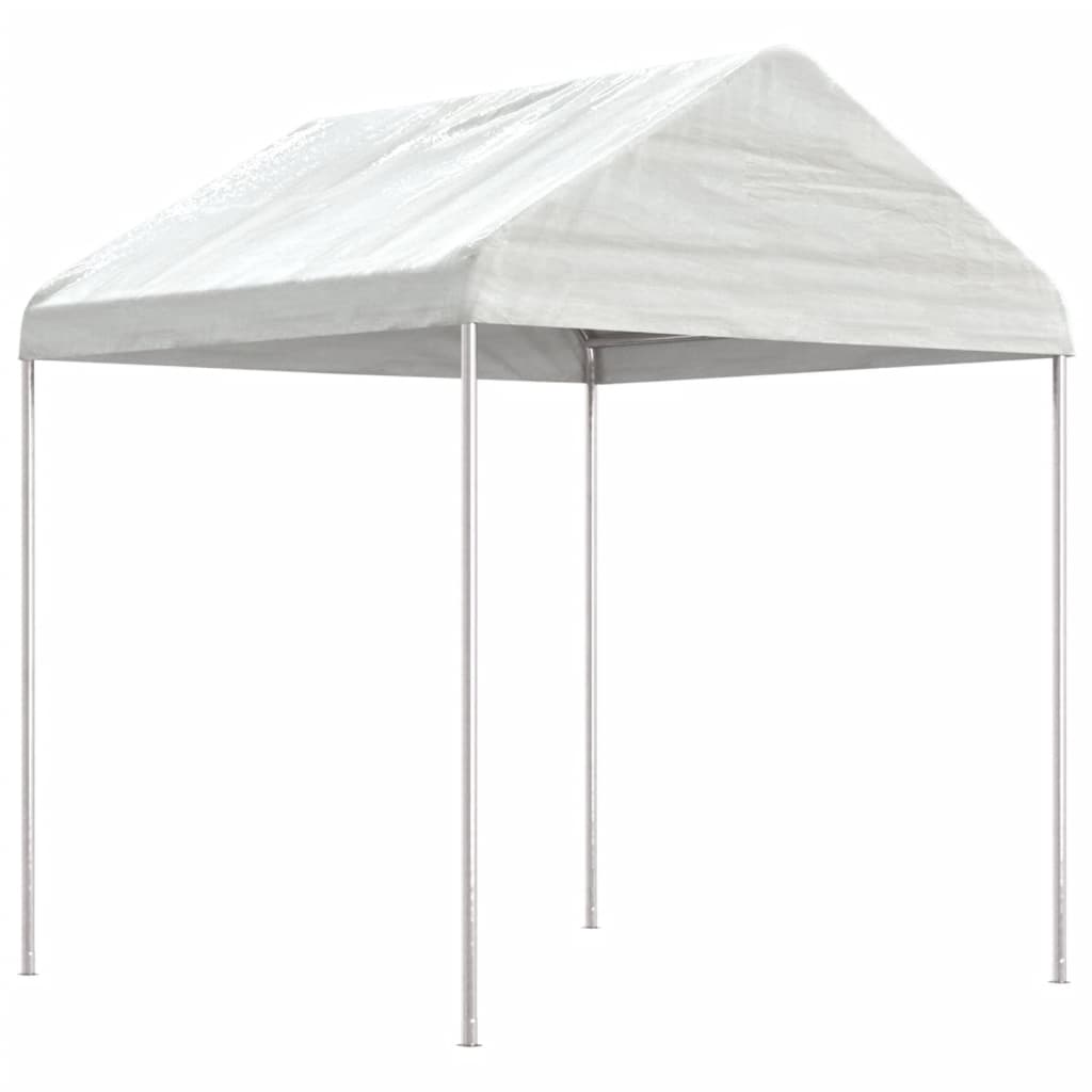Vidaxl-Laube mit Dach 2,28x2,23x2,69 m Polyethylen weiß