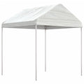 Vidaxl-Laube mit Dach 2,28x2,23x2,69 m Polyethylen weiß