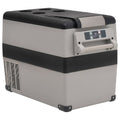 Vidaxl koelbox met handvat en adapter 55 l pp pe zwart en grijs