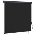 Vidaxl rolgordijn gestreept antraciet 180 x 250 cm stof en aluminium