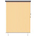 Vidaxl rolgordijn wit en oranje 200 x 250 cm stof en aluminium