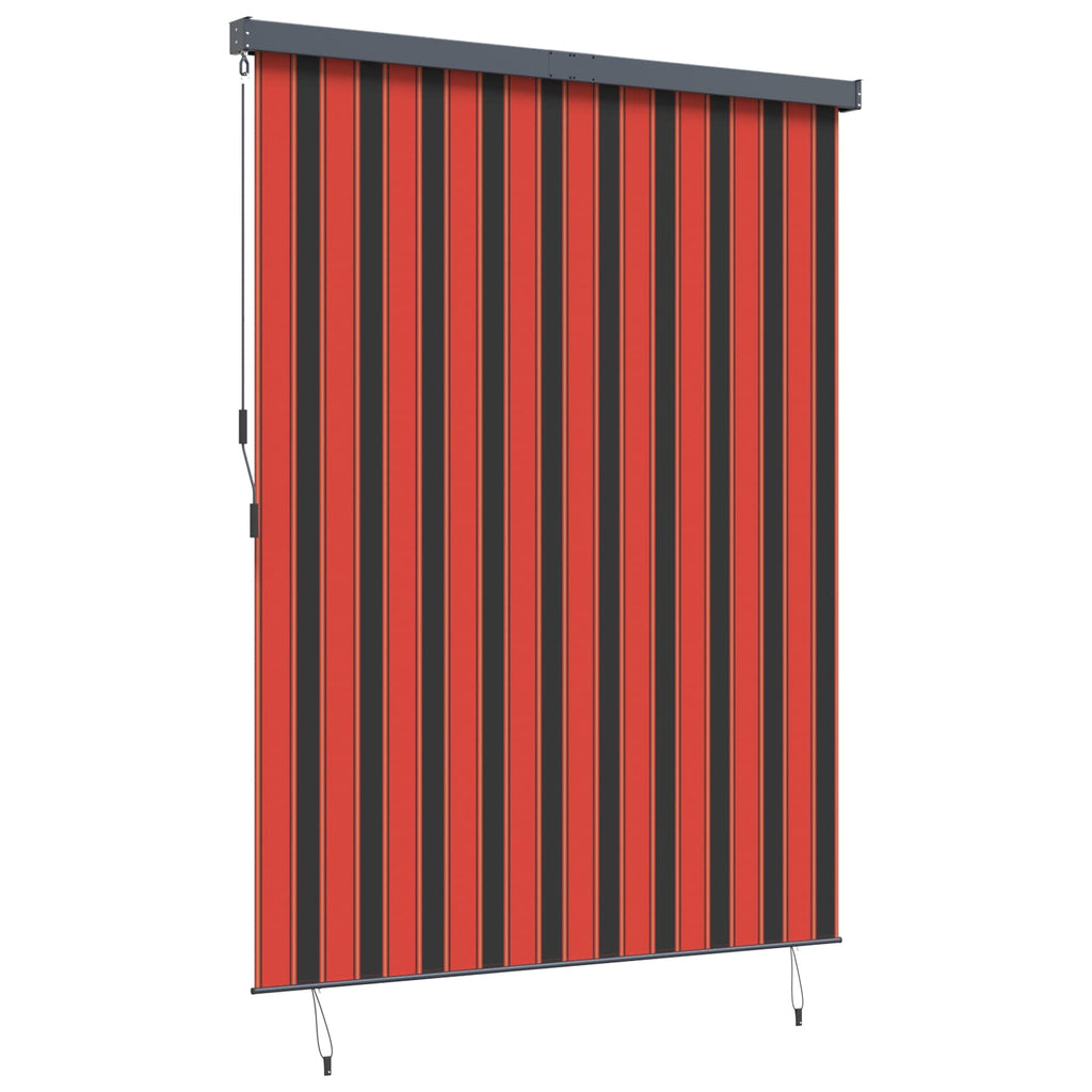 Vidaxl rolgordijn oranje en bruin 200 x 250 cm stof en aluminium