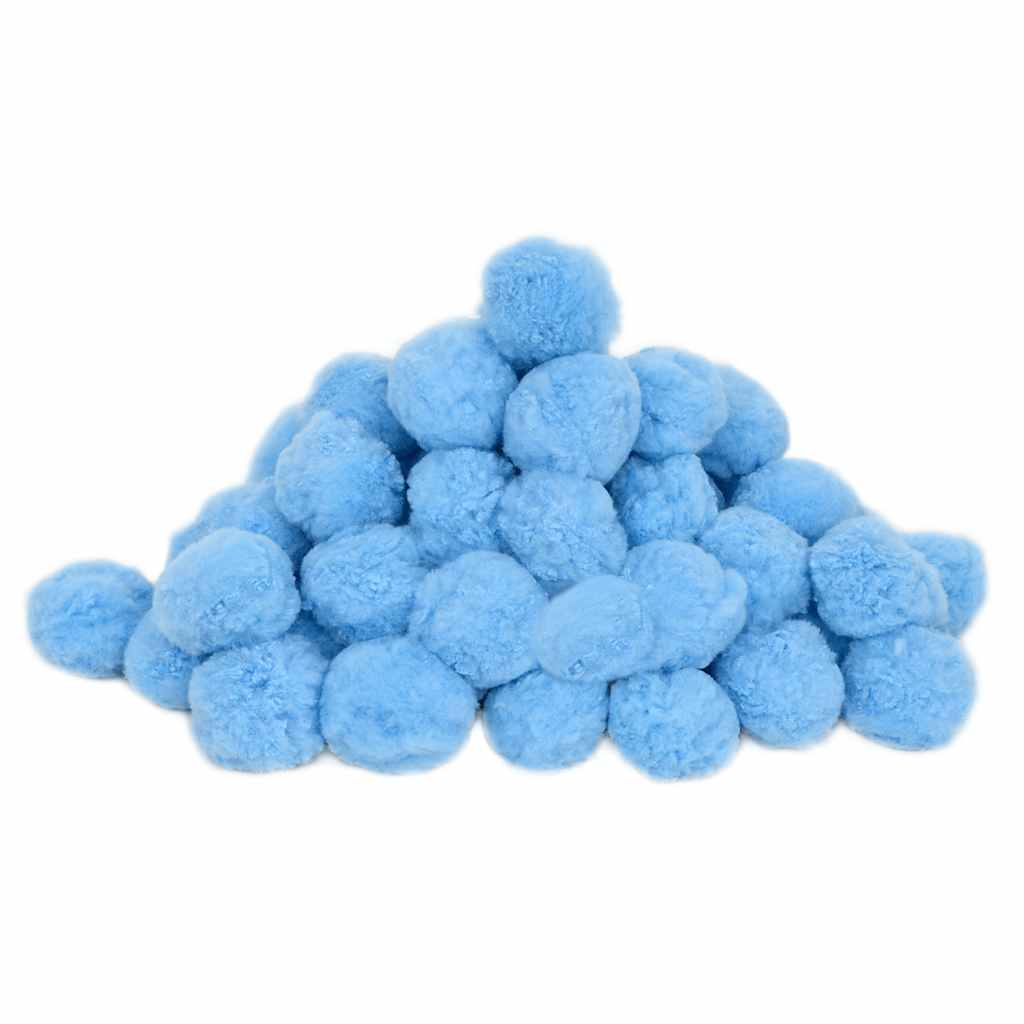 Vidaxl zwembadfilterbolletjes antibacterieel 2100 g polyetheen blauw