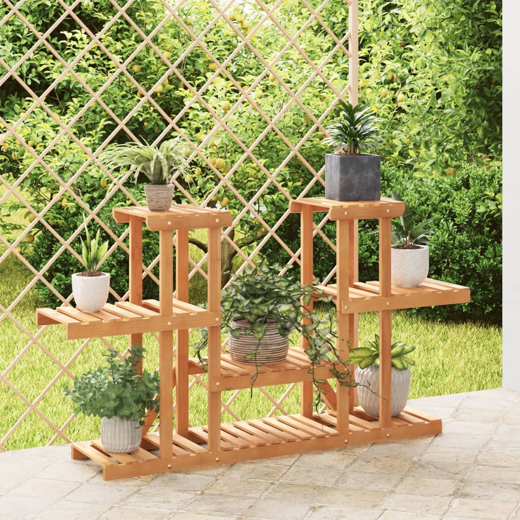 VidaXL Pflanzenständer 110x25x73 cm Festkieferholz