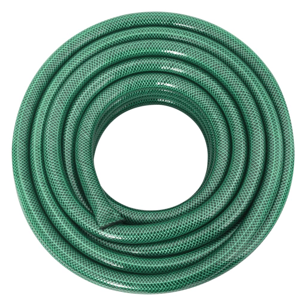 Vidaxl tuinslang met koppelingsset 0,9'' 100 m pvc groen