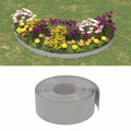 Vidaxl tuinranden 4 st 10 m 20 cm polyetheen grijs