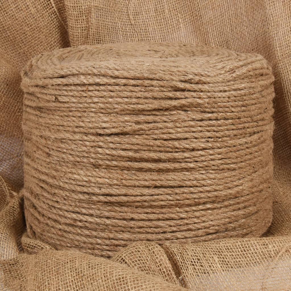 VidaXL Seil, 100 m lang, 4 mm dick, Jute