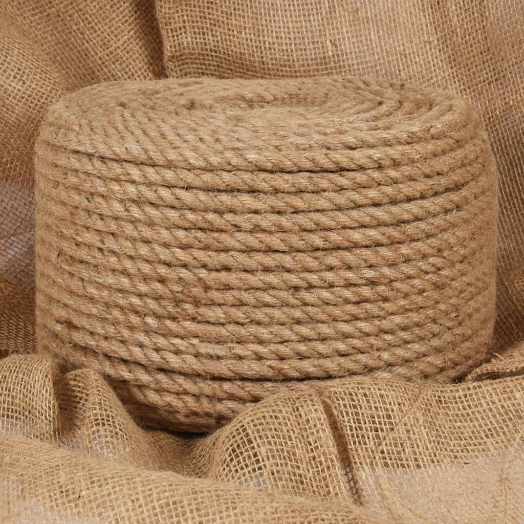 VidaXL Seil, 25 m lang, 10 mm dick, Jute