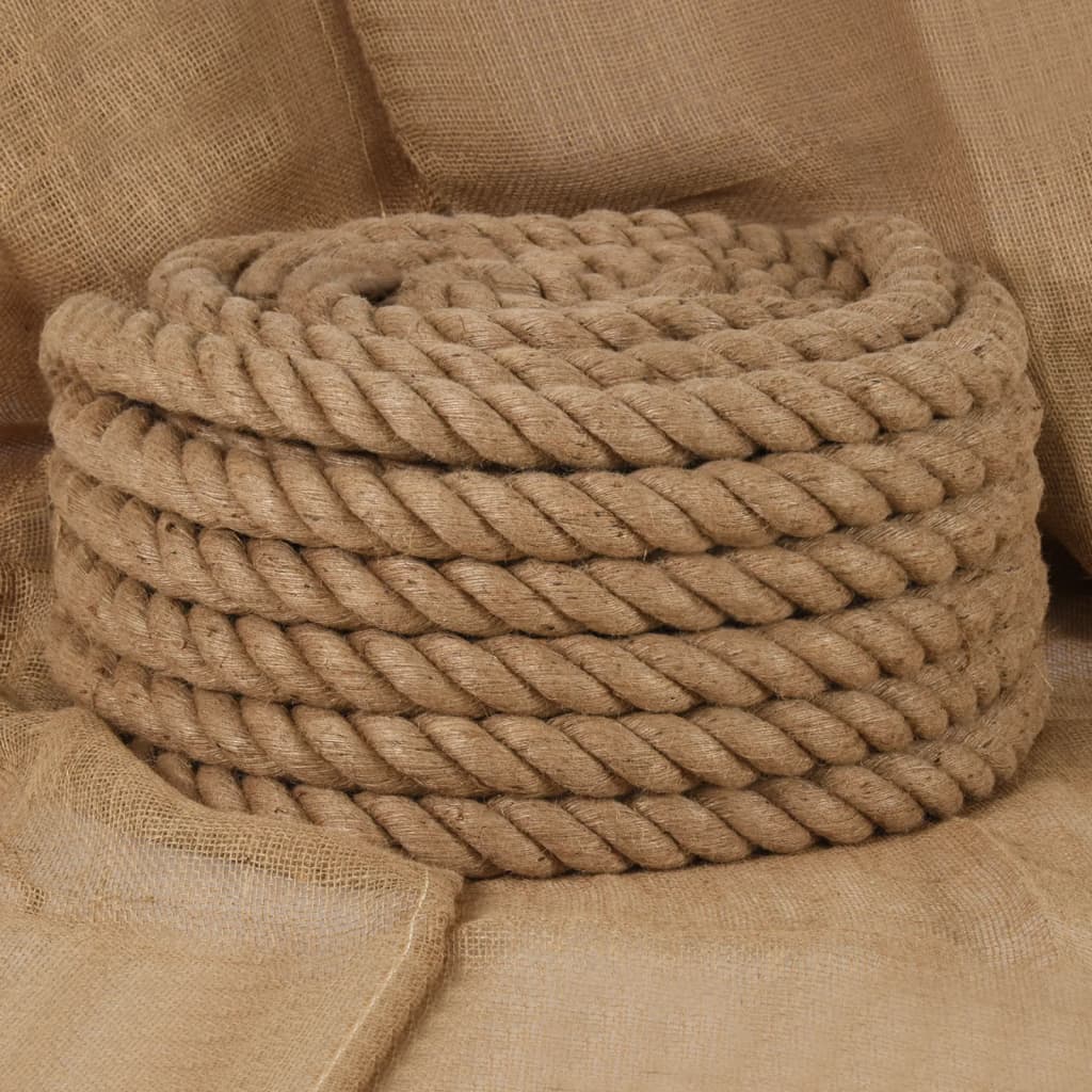 VidaXL Seil, 5 m lang, 36 mm dick, Jute