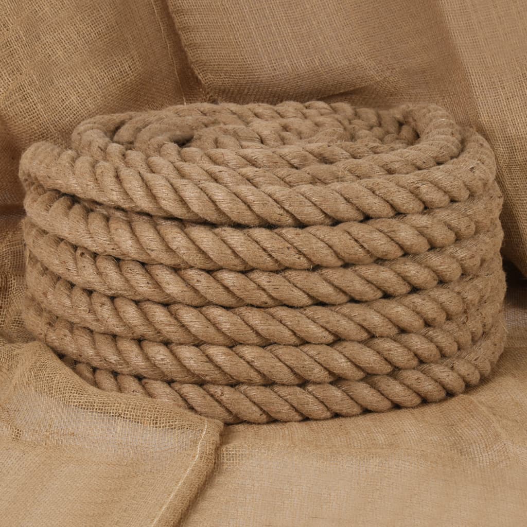 VidaXL Seil, 5 m lang, 40 mm dick, Jute