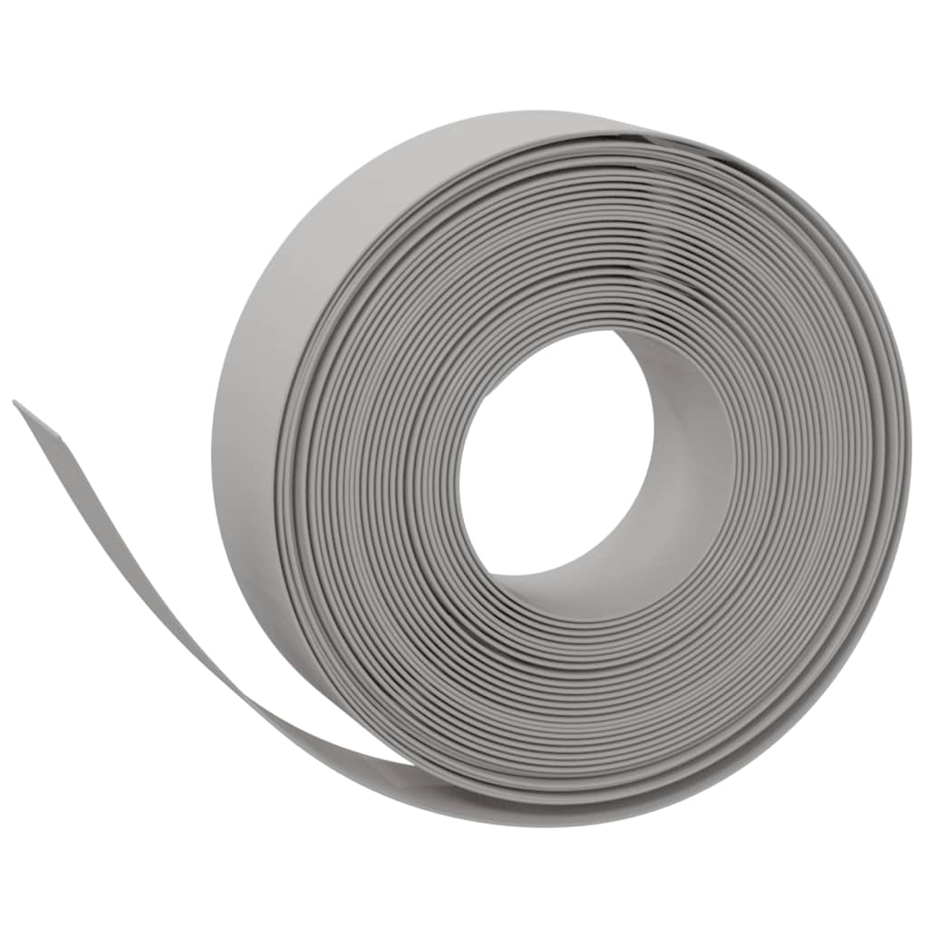 VidaXL Garteneinfassung 10 m 15 cm Polyethylen Grau