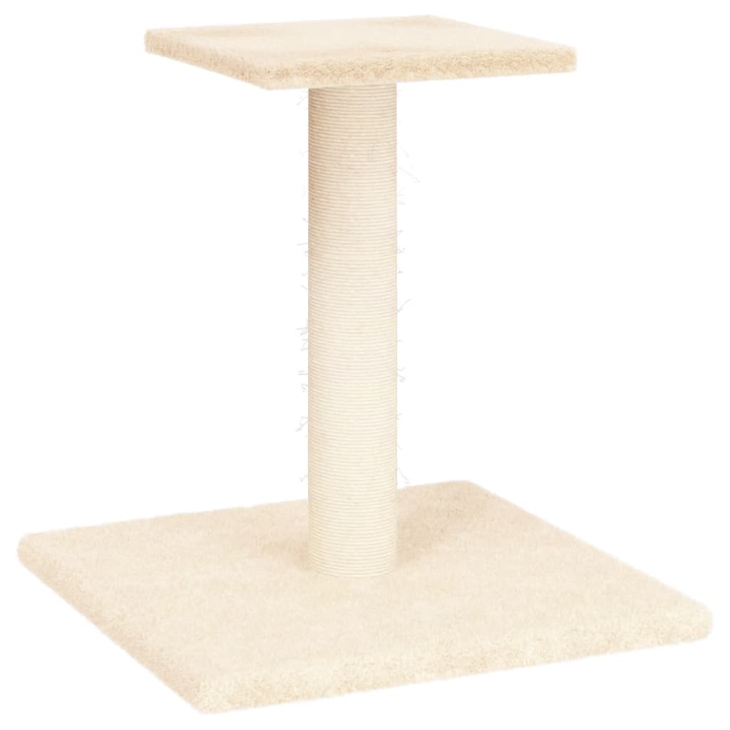 VidaXL Katzenbaum mit Plattform 38 cm Cremefarben