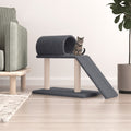 Vidaxl-Katzenmöbel mit Tunnel und Leiter 55,5 cm dunkelgrau