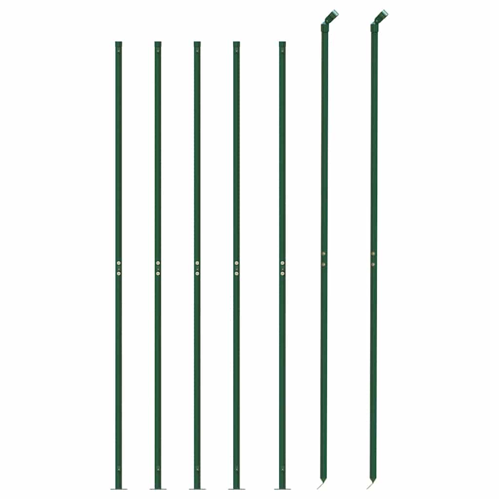 Vidaxl gaashek met flens 1,4x10 m groen
