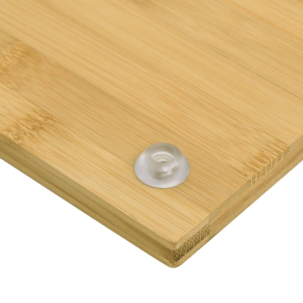 VidaXL Kochfeldabdeckungen, 2 Stück, 50 x 28 x 1,5 cm, Bambus